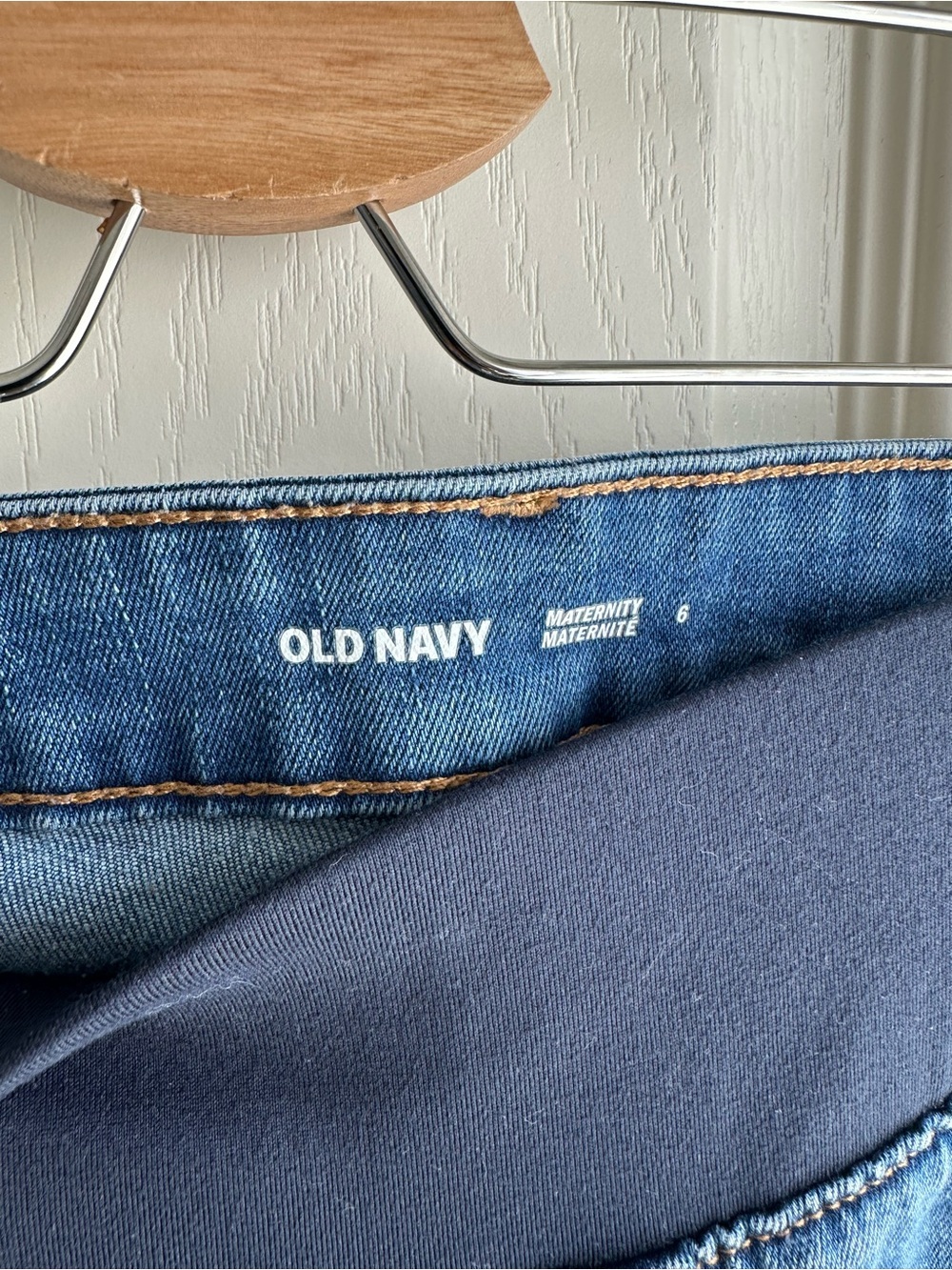 Old Navy Maternity Jeggings Waistband Blue Denim - Picture 3 of 3